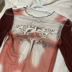 Mesh Rock and Roll long sleeve